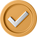 gold checkmark